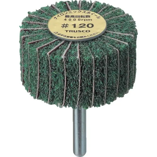 ＴＲＵＳＣＯ ナイロンミックスホイール 外径１００Ｘ厚２５Ｘ軸６ ５個入１２０♯【FM1025120】 販売単位：1箱(入り数：5個)JAN[4989999165906](ＴＲＵＳＣＯ ナイロン軸付ホイール) トラスコ中山（株）【05P03Dec16】