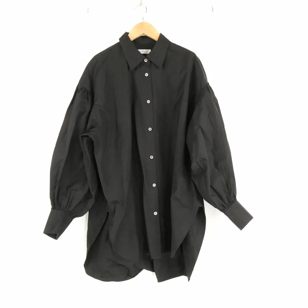 美品 ADORE アドーア 531-3910206 COブロードブラウス 38 コットン100％ 長袖 THOMAS MASON レディース AO4110A15 【中古】