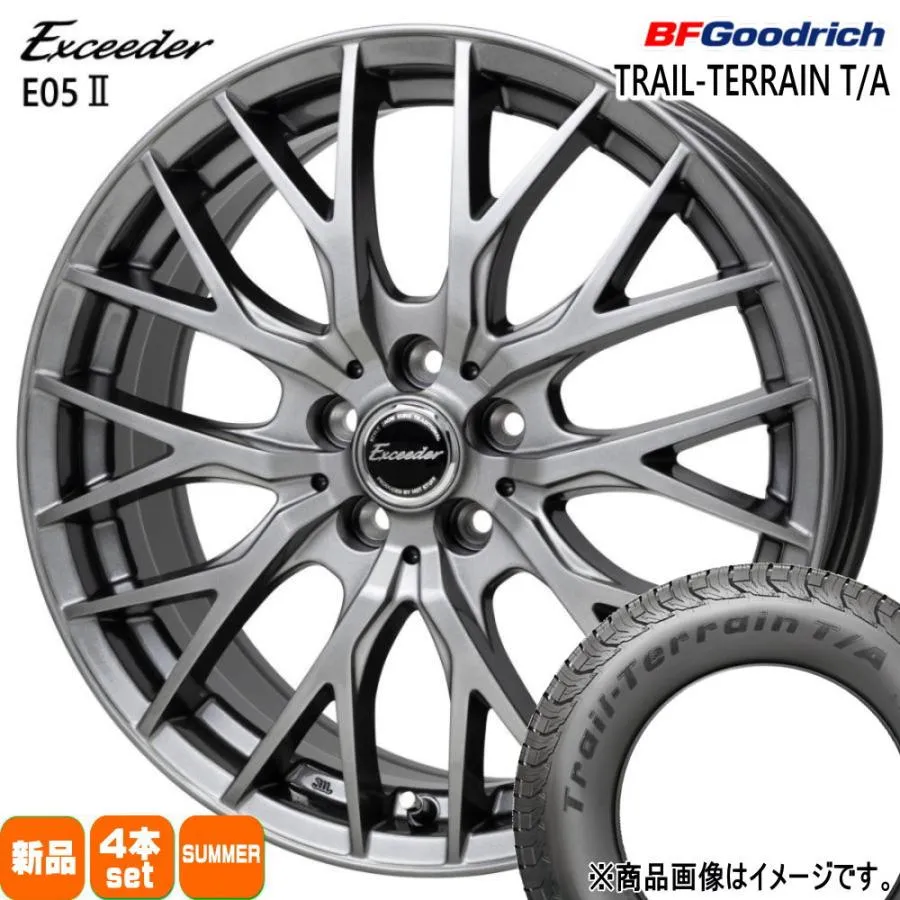 CX-5 CX-8 エクストレイル T32  BFグッドリッチ 225/60R18 100H TRAIL-TERRAIN T/A 夏用 サマータイヤ Exceeder E05 2