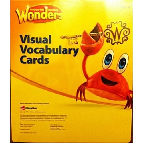 Reading Wonders Visual Vocabulary Cards Grade K (Paperback)