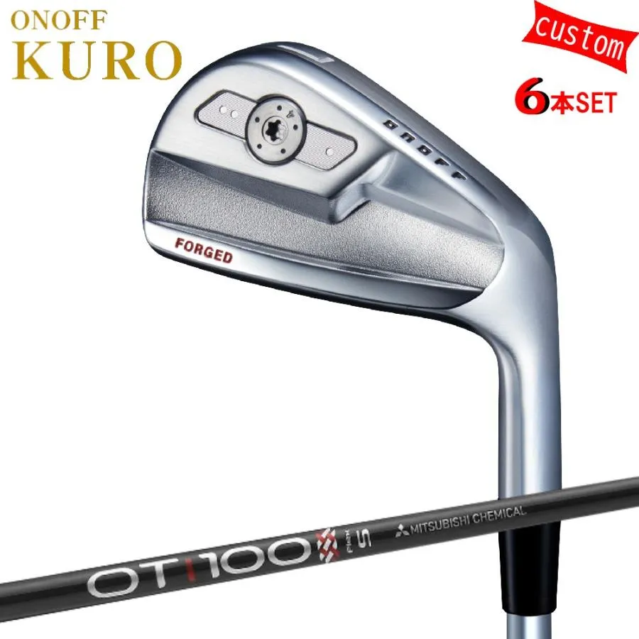 カスタム 26モデル ONOFF KURO アイアンセットOT TOUR IRON 特注  オーダーカスタム品 黒オノフ カスタムグリップ アイアン