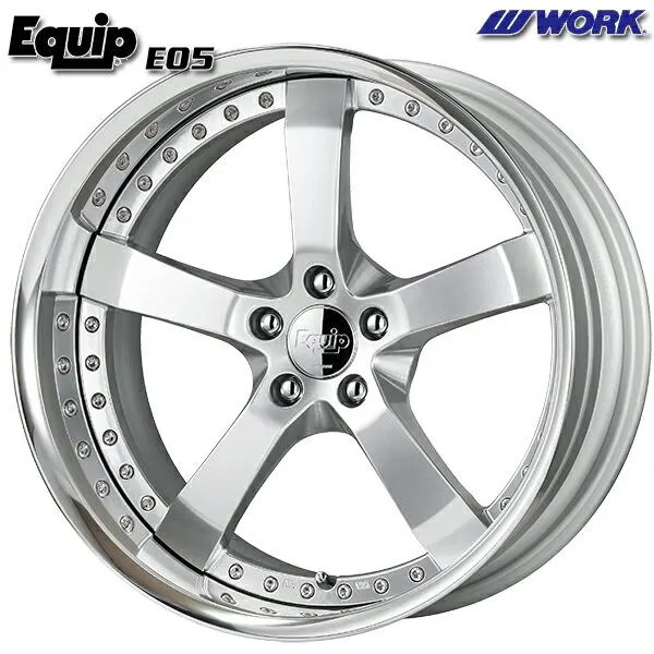 サマータイヤ ホイール4本セット 225/45R19インチ 5H114.3 WORK Equip ワーク エクイップ 05 シルキーリッチシルバー ヨコハマ アドバンデシベル V553