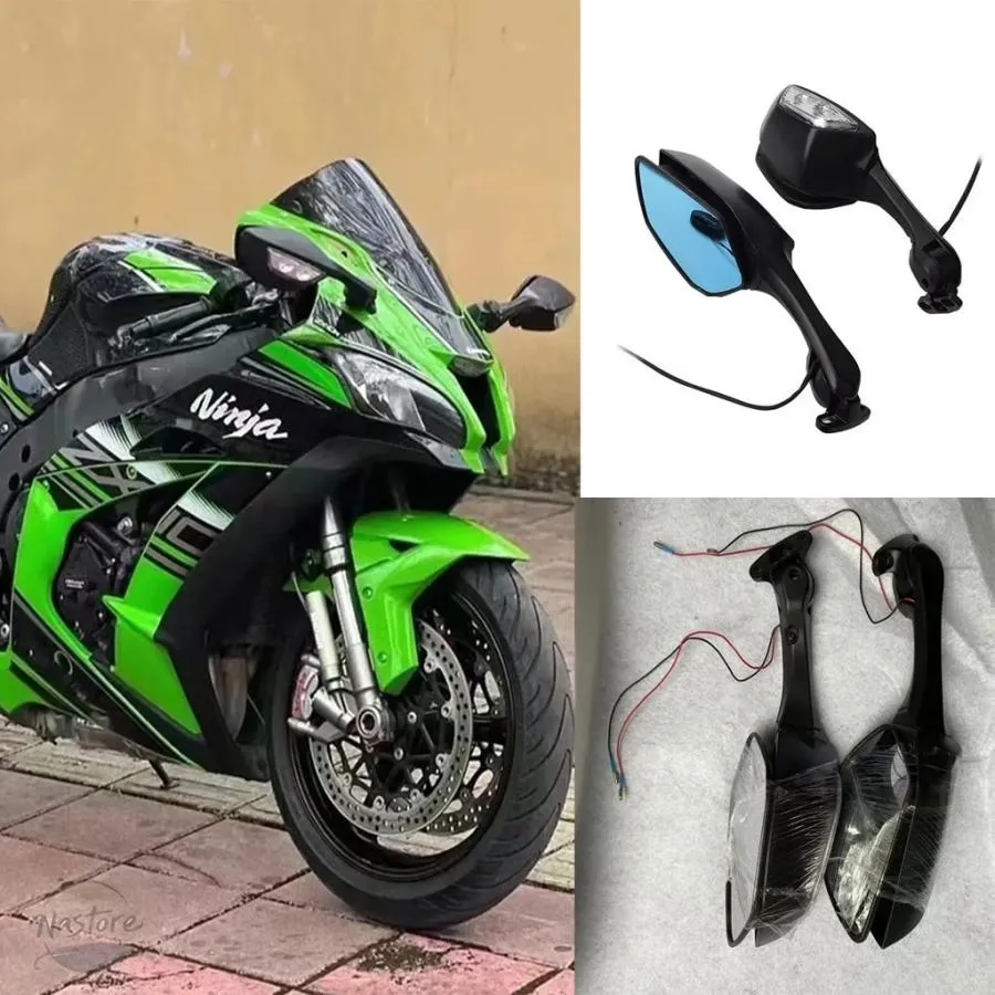 並行輸入品 バイク リア カワサキ ニンジャ zx-10r 2011-2015 2016 サイドミラー ウィングレット 部品 カスタムパーツ アクセサリー