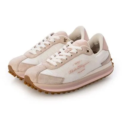 サルバトーレフェラガモ Salvatore Ferragamo Iggy Mixed MediaSneakers （PINK LEMONADE）