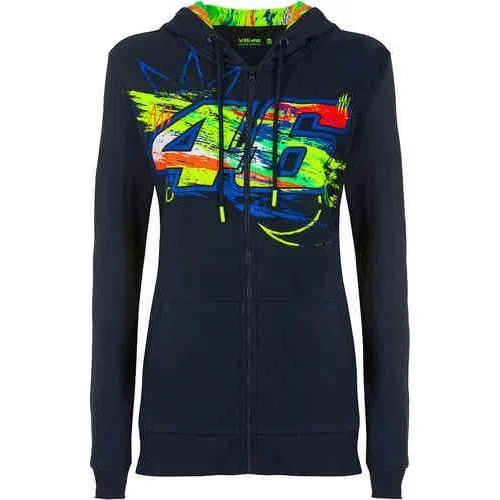 ＼全品15%+1200円★4/28（火）限定／ VR46 Winter Test 女性用 レディース カジュアルジャケット ジップフーディ スポーティ バイク
