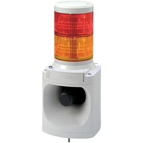PATLITE ( パトライト ) LED積層信号灯付きMP3音声合成報知器 ( LKEH-220FV-RY ) 【メーカー取寄】