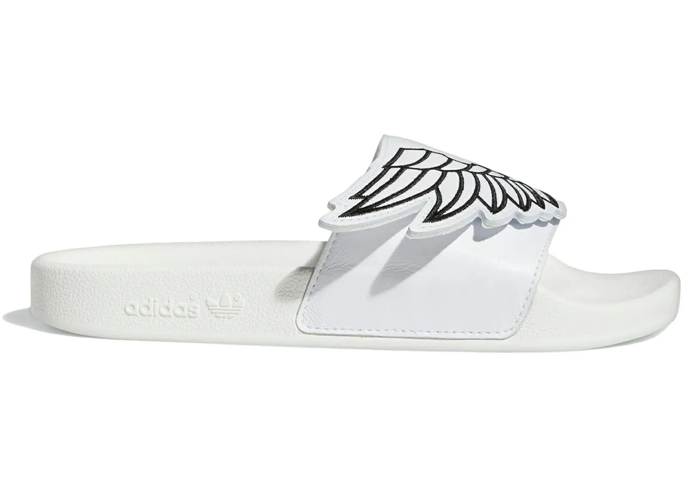 アディダス アディレッタ ジェレミー 白色 ホワイト コア 黒色 ブラック スニーカー ユニセックス ADIDAS ADILETTE SLIDES JEREMY SCOTT WINGS WHITE / CLOUD WHITE CORE BLACK CLOUD メンズ