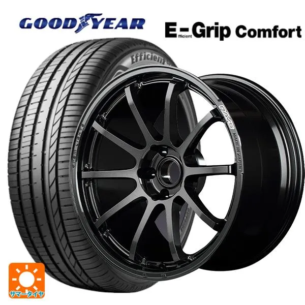 スズキ スイフトスポーツ(ZC33S)用 195/45R17 81W グッドイヤー エフィシェントグリップ コンフォート グラムライツ 57NR