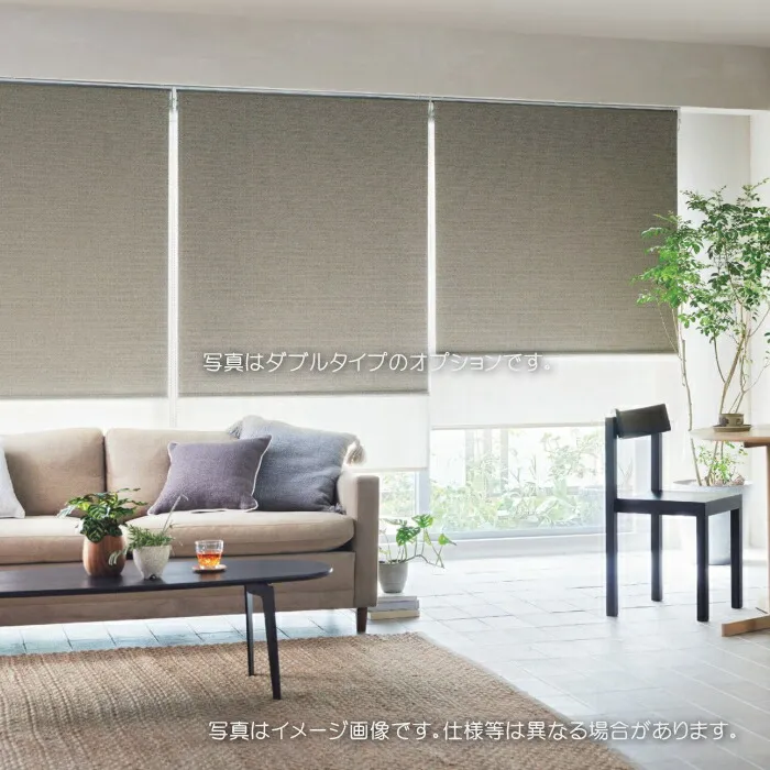 ロールスクリーン タチカワ ロールカーテン ラルク 防炎 ウォッシャブル リンド RS1272～1273 幅25～49cmＸ丈121～160cmまで（シールドなし）