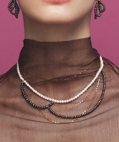 ネックレス 「les bon bon」encounter necklace BR/エンカウンター ネックレス BOB777 レディース