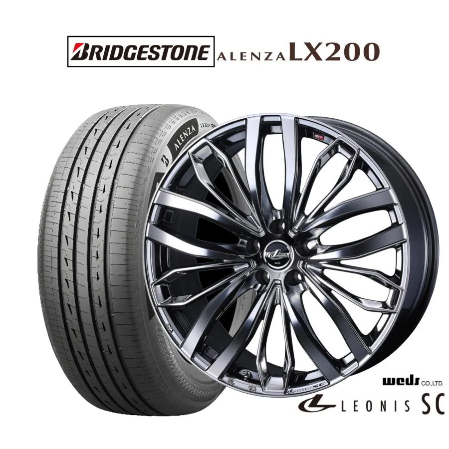 サマータイヤ ホイール4本セット ウェッズ レオニス SC ブリヂストン ALENZA アレンザ LX200 245/45R20