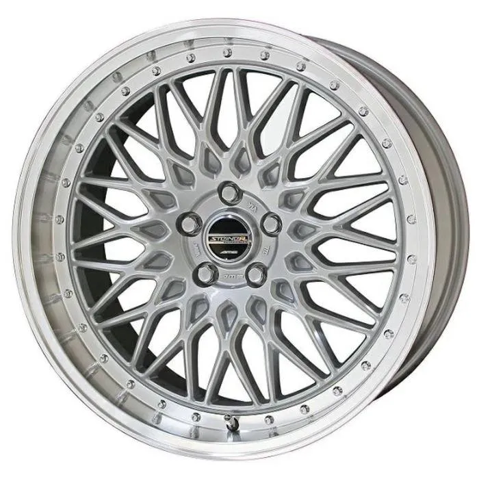 BRIDGESTONE POTENZA RE-71RS 215/40R18 89W XL STEINER FTX サテンシルバー 18インチ 8J+38 5H-114.3 サマー 4本セット