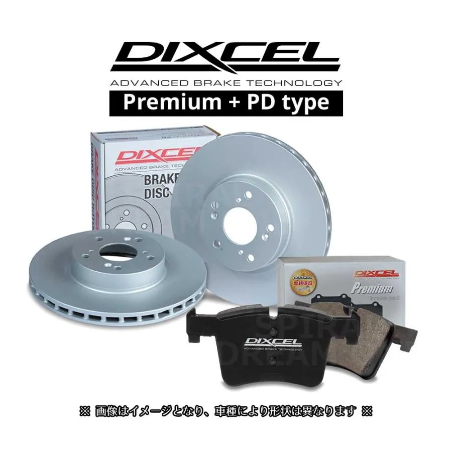 DIXCEL ディクセル プレミアムtype \u0026 PDtype 前後セット 12/9〜19/03 BMW 320d (F30) 3D20/8C20 M SPORTS含む 1214947/1254844 <4>