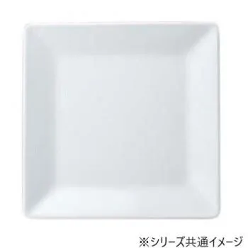 福井クラフト メラミン36cm角隅丸角盛皿ホワイト 51022430