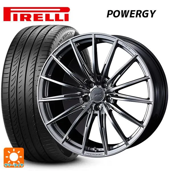 送料無料 サマータイヤホイール 4本セット 235/45R18 98Y XL ピレリ パワジー 正規品 ウェッズ エフゼロ FZ-4 18-8J