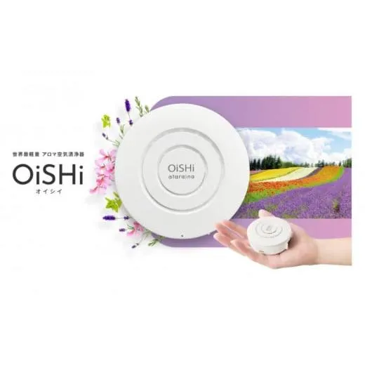 ふるさと納税 空調・季節家電 滋賀県 大津市 持ち運べる 小型空気清浄器 「 OiSHi 」 カラー:ホワイト ・ホワイト