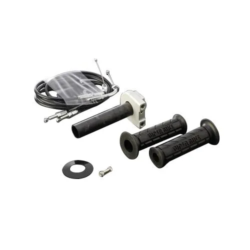 ACTIVE 車種別スロットルキット TYPE-1 巻取φ40/ステン金具 チタンゴールド YZF-R6(06-16) 1068041SU バイク