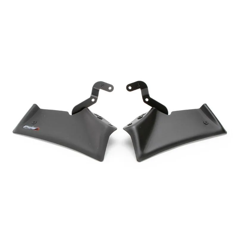 Puig プーチ フロントダウンフォースネイキッドスポイラー (Downforce Naked Frontal Spoilers) カラー：マットブラック MT-10 SP YAMAHA ヤマハ 外装