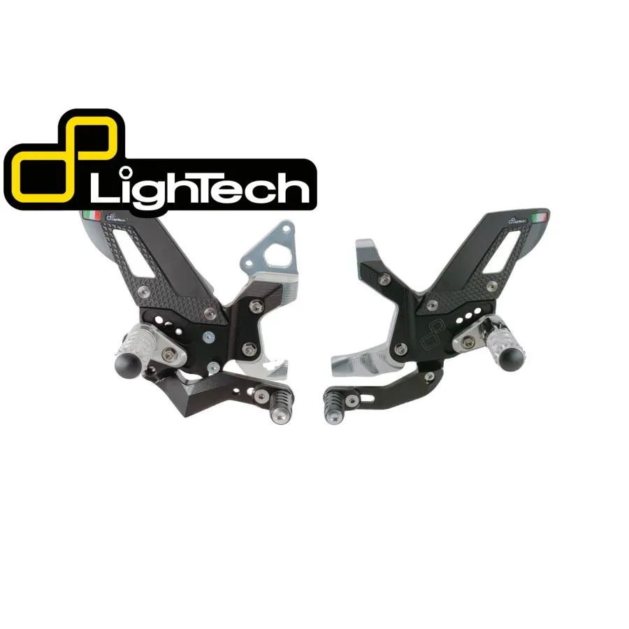 【正規輸入代理店】LighTech - アジャスタブル ステップキット - 逆シフト - PANIGALE 899 / 1199 / 1299 '12-17 / 959 '16-20 / V2 '20-24 可倒式