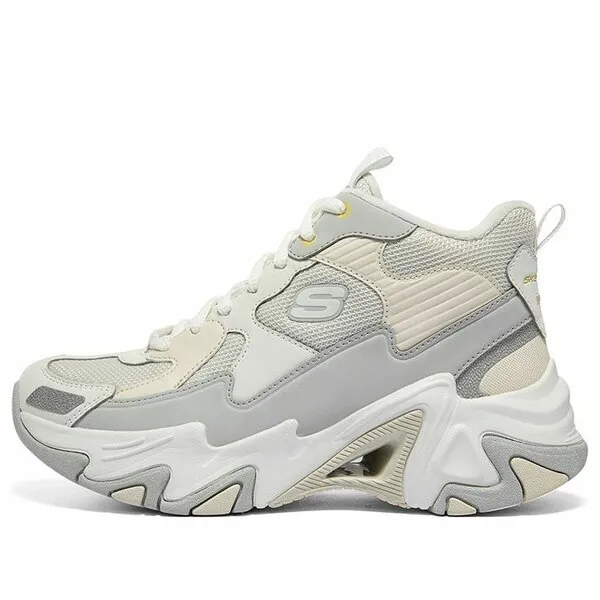 Skechers スケッチャーズ レディース スニーカー  【(WMNS) Skechers HighTop Versatile Comfort ShockAbsorbent Shoes Beige Grey 896274-GYMT】  サイズ US_8(25.0cm)