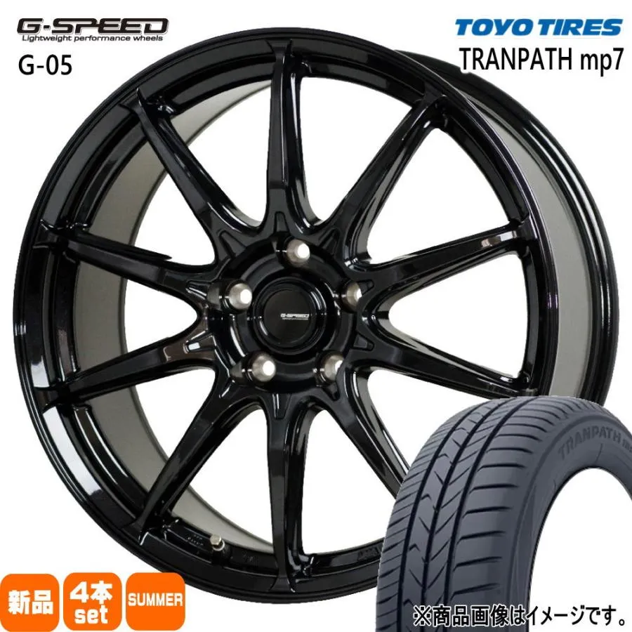 SAI プリウスα  トーヨータイヤ 215/45R18  TRANPATH mp7 夏用 サマータイヤ G・speed G-05 18インチ