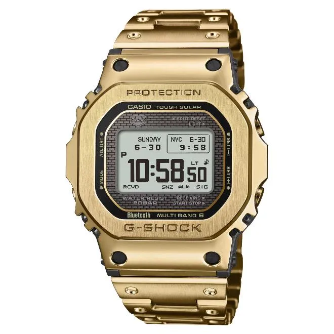 2年保証 GMW-BZ5000GD-9 CASIO G-SHOCK FULL METAL GOLD ゴールド カシオ Gショック スマホリンク デジタル Bluetooth 山形カシオ 電波 ソーラー充電