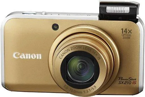 【中古】Canon デジタルカメラ PowerShot SX210 IS 1410万画素 光学14倍ズーム 広角28mm 3.0型ワイド液晶