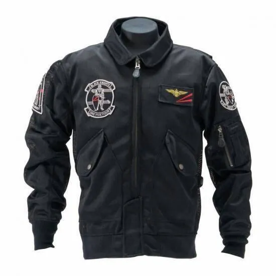 HOUSTON ヒューストン CWU-36／P BLACK KNIGHTS MESH M／C JAC サイズ：4XL メッシュジャケット ジャケット アパレル