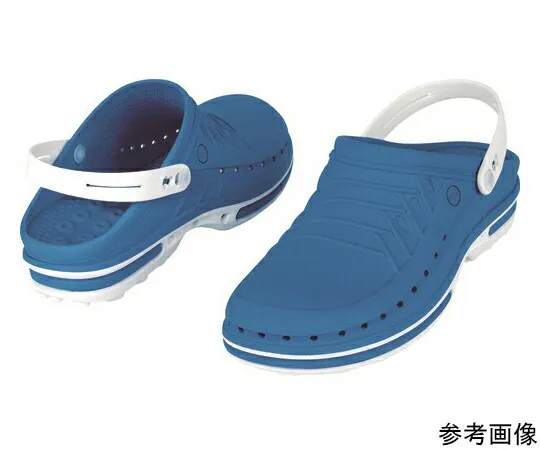 Walkemore CLOG ブルー 23.5～24.0 オートクレーブ対応134℃ 10004370-3738 1足