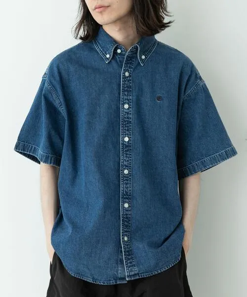 シャツ CARHARTT　SHORT-SLEEVE LUCAS SHIRTS メンズ