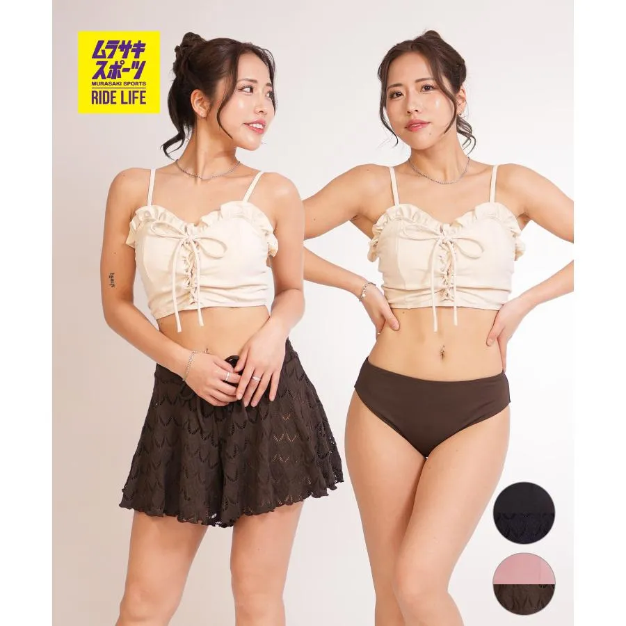 RINEN & COMPANY リネン アンド カンパニー 水着 3点セット ビキニ レディース レースアップ S060013