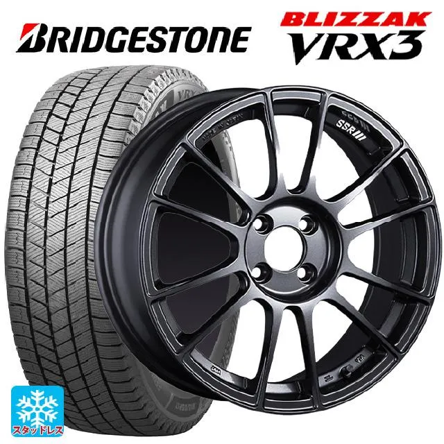 トヨタ ライズ（ガソリン車）(A200/A210)用 195/65R16 92Q ブリヂストン ブリザック VRX3 正規品 SSR GT X04