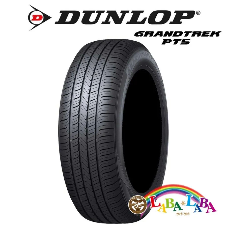 ★ゴムバルブ付 235/60R18 107V XL ダンロップ グラントレック PT5 サマータイヤ SUV 4WD 4本セット
