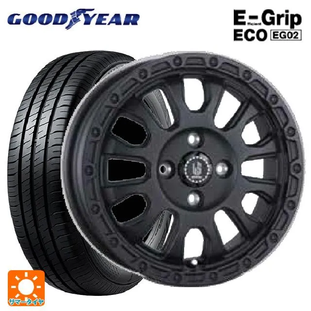 送料無料 サマータイヤホイール 4本セット 165/50R15 73V グッドイヤー エフィシェントグリップ エコ EG02 阿部商会 ラ・ストラーダ