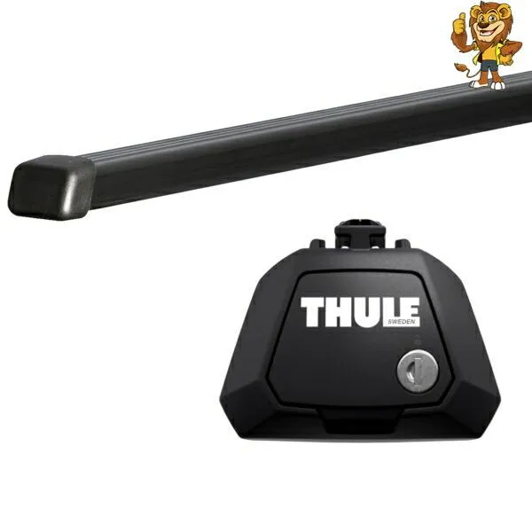 THULE JEEP グランドチェロキー 99〜04 WJ40、WJ47 ベースキャリアセット (スクエアバー) フット710410/バー7122