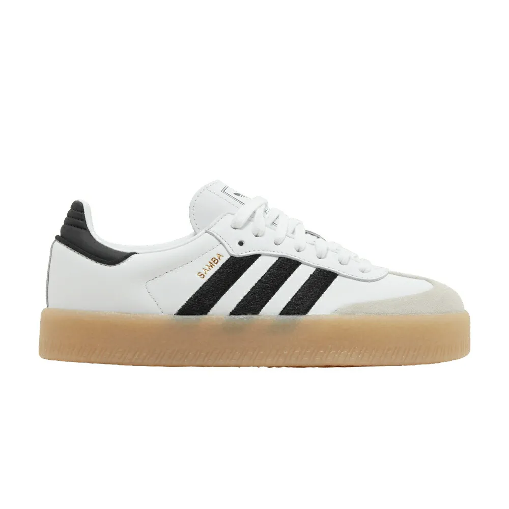 アディダス 黒色 ブラック 白色 ホワイト コア WHITE GUM スニーカー レディース ADIDAS WMNS SAMBAE BLACK / CLOUD WHITE CLOUD WHITE CORE