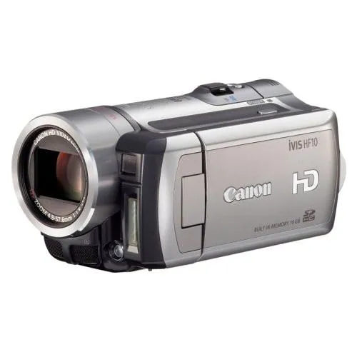 Canon フルハイビジョンビデオカメラ iVIS (アイビス) HF10 iVIS HF10 (内 (中古品)