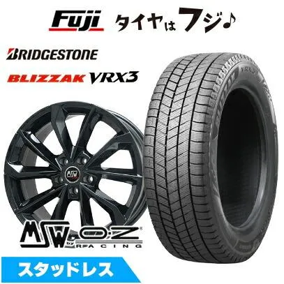【新品】輸入車用 BMW X1（F48） スタッドレスタイヤ ホイール4本セット 225/50R18 ブリヂストン ブリザック VRX3 MSW by OZ Racing MSW 42 18インチ
