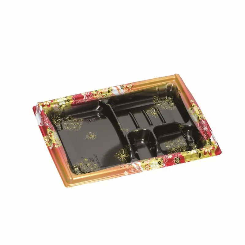 【800点】弁当容器 箱膳23-18-1H みやび赤 福助工業 00762840