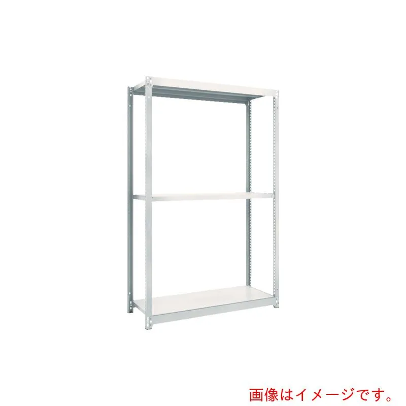 【別途送料あり】トラスコ中山（TRUSCO） TRUSCO スチールラック Ｍ１．５型軽中量棚 １７６０Ｘ５９５ＸＨ１８００ ３段単体 ネオグレー 【品番：M1.5-6663】