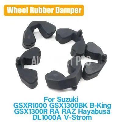 スズキ GSXR1000 GSX1300BK B-King GSX1300R RA RAZ ハヤブサ ハブダンパー ラバーバッファー 5個入り バイクリアドラムラバー