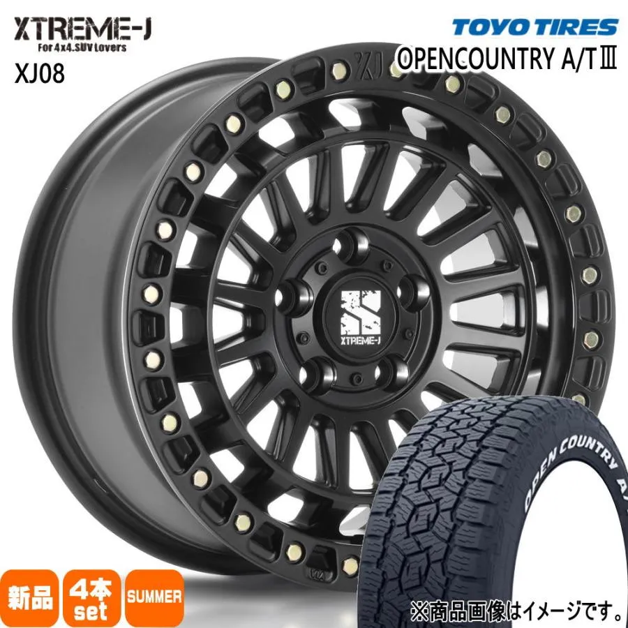 265/65R18 114H トーヨータイヤ OPENCOUNTRY A/T3 夏用 サマータイヤ XTREME-J XJ08 JEEP JK JL ラングラー  18インチ
