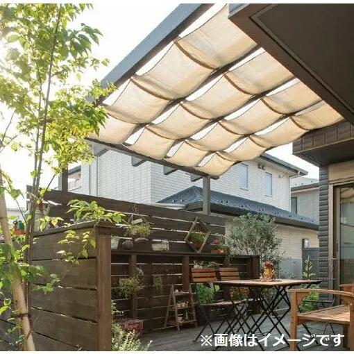 タカショー ポーチガーデン EUポーチ（壁付タイプ） 1間×4尺 ＊シェード・デッキ等は別売りです クリア