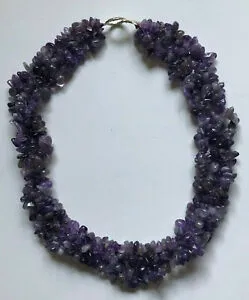 【送料無料】ジュエリー・アクセサリー グラムアメチステンコリアーcollier da molte piccole amethystenmolto decorativa oltre 130 grammi