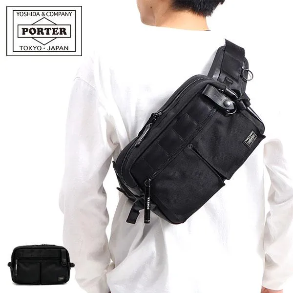 ポーター ヒート ウエストバッグ 703-07971 ボディバッグ 吉田カバン PORTER HEAT WAIST BAG 斜めがけ 日本製 メンズ