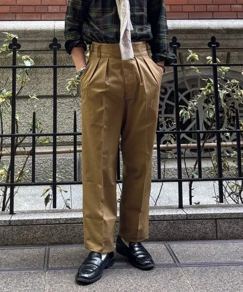 パンツ コットン　グルカトラウザーズ メンズ