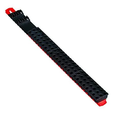 Ernst Manufacturing 78 ツールビットバー マグネットベース付き 1/4インチ 六角ビットホルダー - レッド/ブラック
