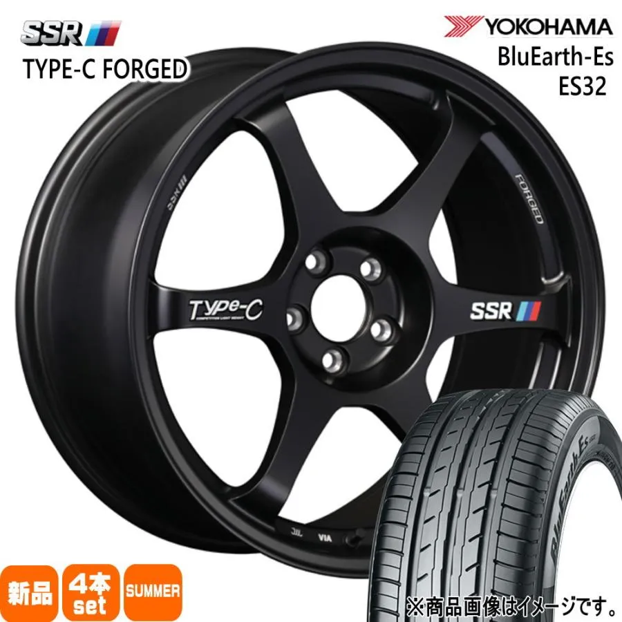 215/40R18 85W ヨコハマ BluEarth-Es ES32 夏用 サマータイヤ Type-C FPRGED GR8 86 BRZ プリウス etc