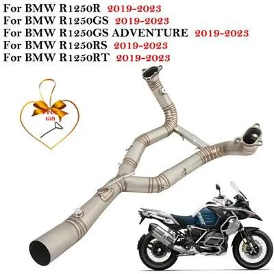 【並行輸入品】 バイク 二輪エキゾーストサイレンサー BMW r1250r r1250gs アドベンチャー r1250rs r1250rt 2019-2023フロントリンクパイプ