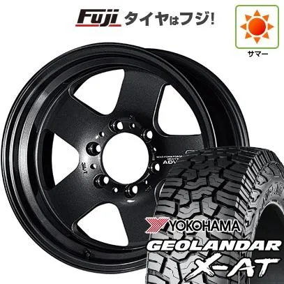 【新品】プラド/ハイラックス | サマータイヤ ホイール4本セット | 265/70R17 | ジオランダー X-AT G016 RBL | ADVAN Racing GT HEAVY DUTY | 17インチ